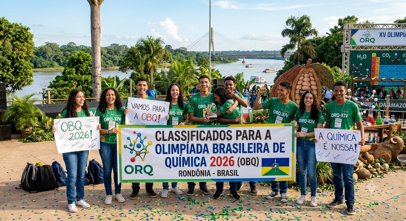 CLASSIFICADOS PARA OLIMPÍADA BRASILEIRA DE QUÍMICA 2026